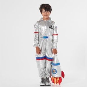 Pottery Barn Kids Light-Up Astronaut Halloween Costume Size 4-6